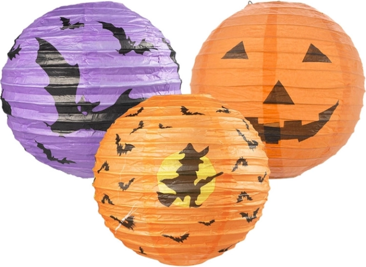 Papier-Halloween-Laterne - 1 Stück