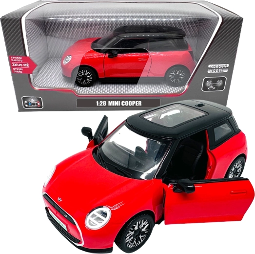 Metall-Modellauto 1:28 Mini Cooper Rot