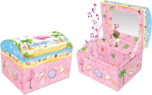 Pecoware Musikschmuckkästchen mit Flamingo