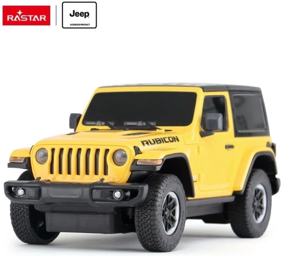 Rastar Jeep Wrangler JL RC-Auto mit Fernsteuerung 1:24 gelb
