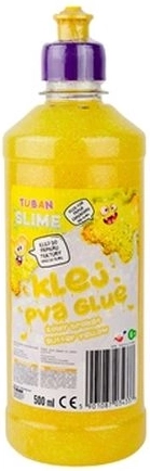Tuban Glitzer-PVA-Kleber 500 ml Gelb