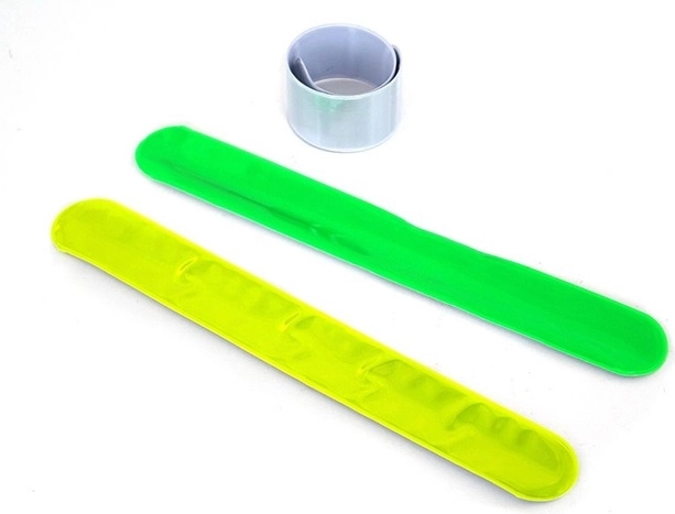 Reflektierendes selbstschnappendes Armband (Slap-Band) für Kinder