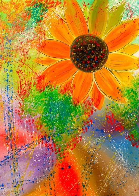 Puzzle Sonnenblume - 1000 Teile