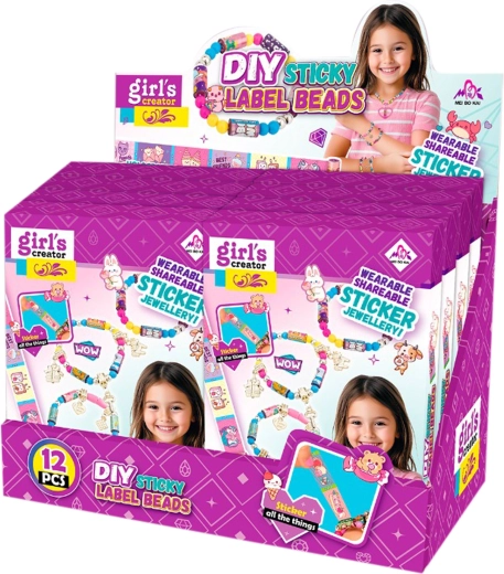 Kreativset zur Herstellung von Armbändern mit Aufklebern