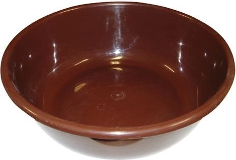 Kunststoffwaschschüssel 42,5 cm braun