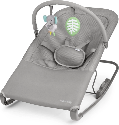 Ingenuity Nestlé Grey Babywippe mit Vibrationen