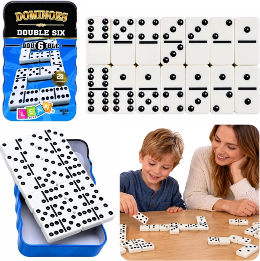 Klassisches Domino-Spiel - Familien- und Logikspaß mit 28 Steinen