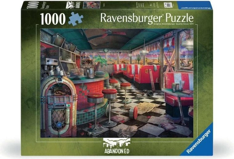Ravensburger Puzzle Verlassene Orte: verfallendes Bistro 1000 Teile