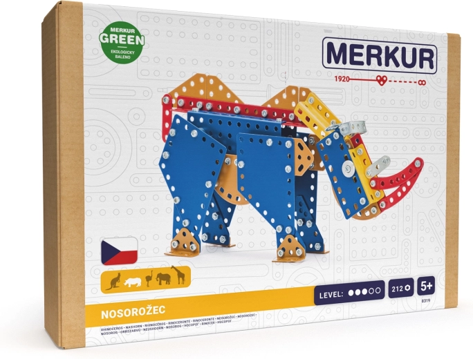 Merkur Zoo – Nashorn, 212 Teile