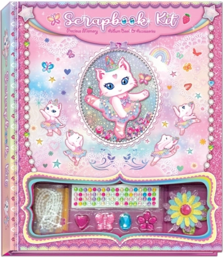 Scrapbook-Dekorationsset Pecoware – Ballerina Cat