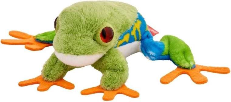 Blau-gelbe Pfeilgiftfrosch 10 cm – Plüschtier Beppe ZOO