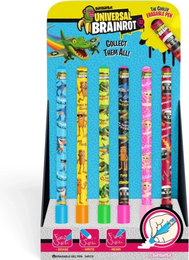 Radierbarer Stift mit Italian Brainrot-Motiv