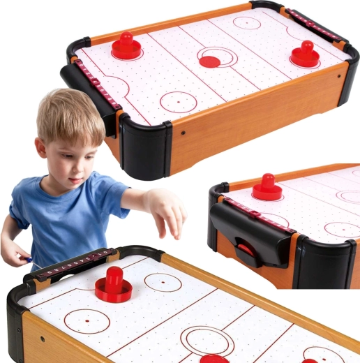 Tischluft­hockey SMALL FOOT – kompakter Tisch-Airhockey