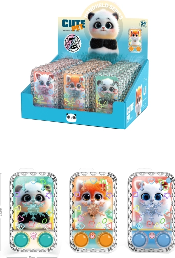 Wasserspiel Niedliches Haustier – Taschen‑Geschicklichkeitsspiel mit Kugeln, mehrere Motive