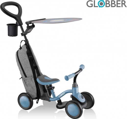Globber Laufrad 3-in-1 Deluxe - Learning Bike 3in1 Deluxe - Ash Blue