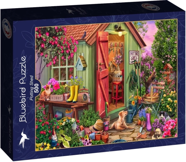Bluebird Puzzle Gartenhäuschen 500 Teile