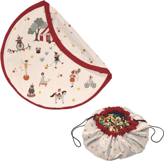 Play&Go noomad original Spielmatte und Spielzeugsack circus