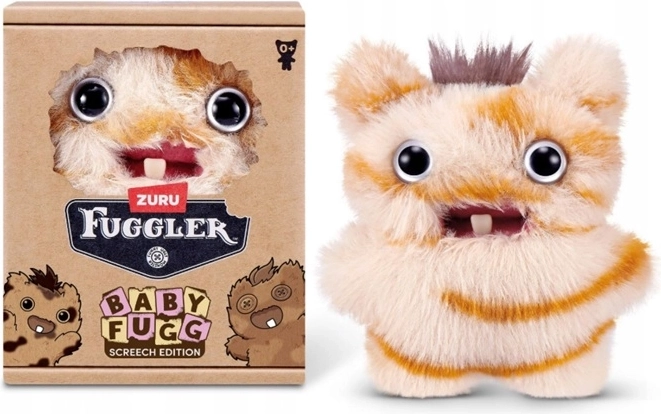 ZURU Fuggler Baby Fuggs Screech brauner Plüschcharakter