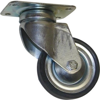 Schwenkrolle 85 mm für Container und harte Oberflächen