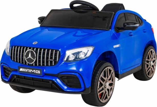 Elektrisches Kinderauto MERCEDES-AMG GLC 63 S 4x4 mit Fernsteuerung – blau