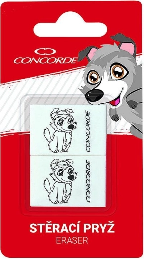Radiergummi CONCORDE Volfík, Set 2 Stk.