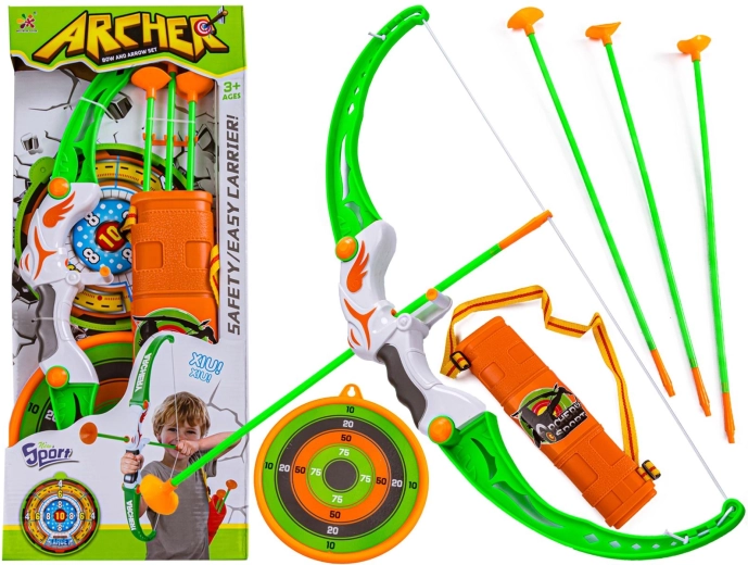 Kinder-Bogenschießset mit Zielscheibe