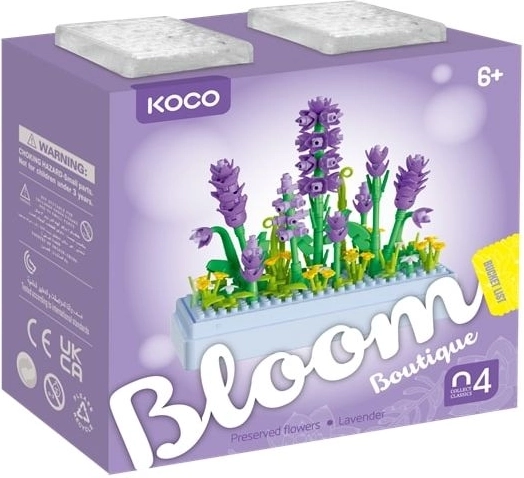 KOCO Baukasten Lavendelblüten 239 Teile - 1 Stück