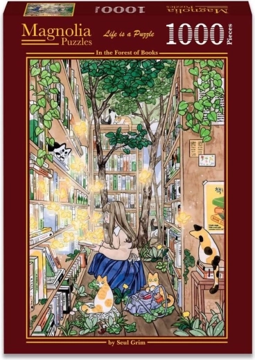 Magnolia Puzzle „Im Wald der Bücher“ 1000 Teile