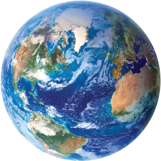 Rundes Puzzle Planet Erde 570 Teile