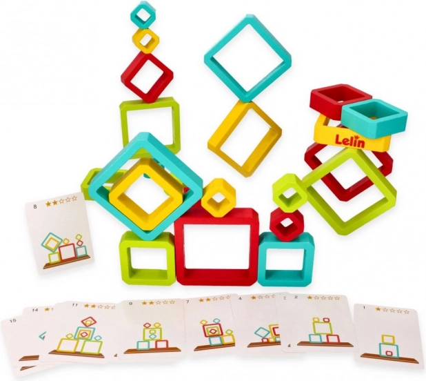 Lelin Kinder Balancierendes Geometrisches Puzzle