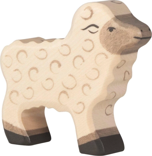 Holzfigur Lamm