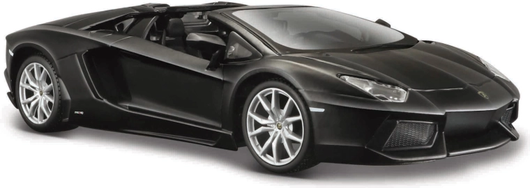 Maisto Lamborghini Aventador LP 700-4 Roadster Sonderedition Automodell 1:24 matt schwarz