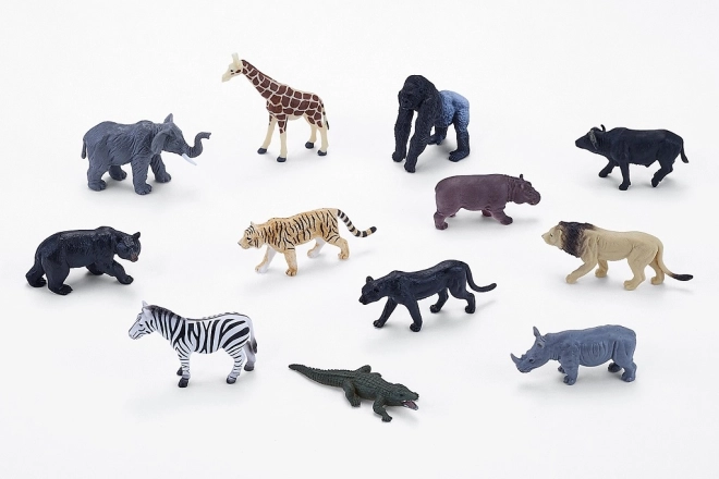 Mini-Welt MOJO – afrikanische Tiere, Set mit 12 Figuren