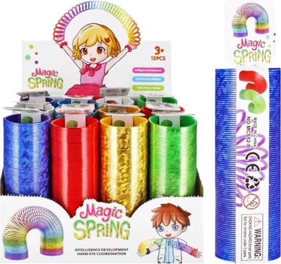 Bunte magische Feder – Slinky-Spielzeug