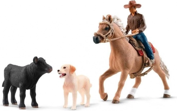 Cowboy-Abenteuer Figuren-Set