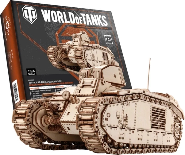 Little Story 3D-Holzpuzzle World of Tanks Char B1