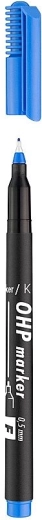 ICO OHP F Folienstift, blau