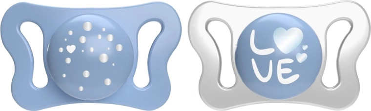 Chicco Physioforma Micro Silikon-Schnuller 0–2 Monate für Jungen, 2 Stück