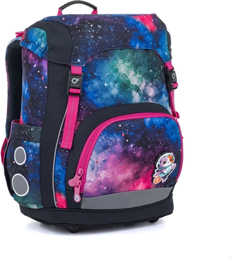 Ultraleichte Schulranzenmappe Topgal KIRA mit Weltraummotiv