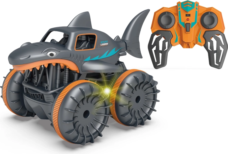 Ferngesteuertes Amphibienfahrzeug Hai, orange