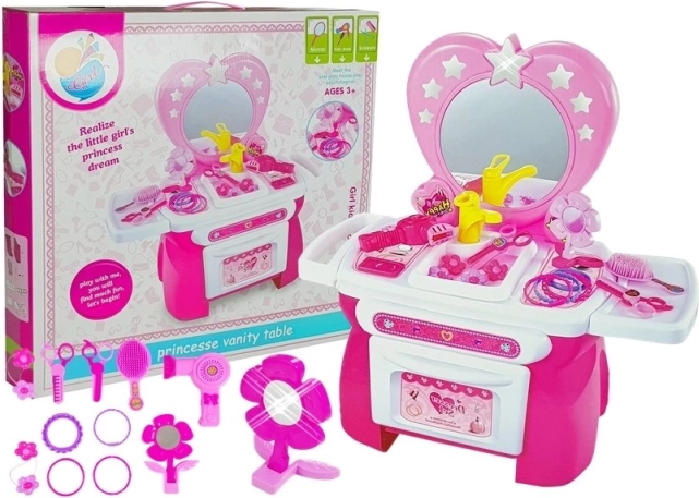 Kindertoilette mit Schönheitszubehör