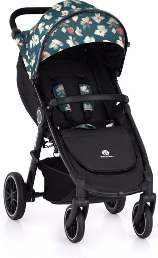 Sportkinderwagen Petite&Mars Street+ RWS Black Limited 100 Flowers