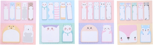 Selbstklebender Block mit Tieren