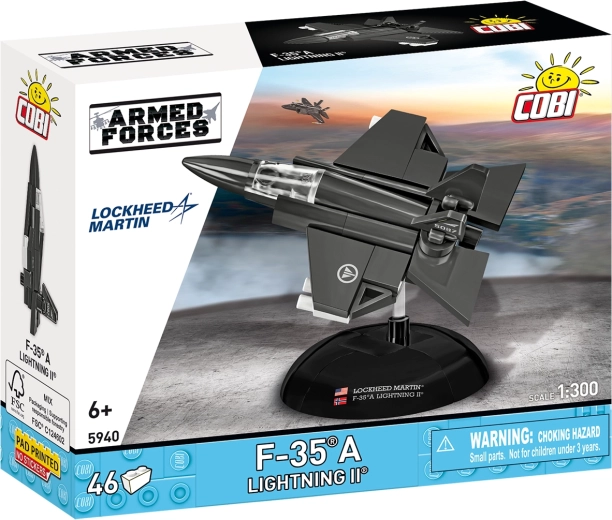 Cobi Armed Forces F-35A Lightning II norwegische Luftwaffe 1:300 (46 Teile)
