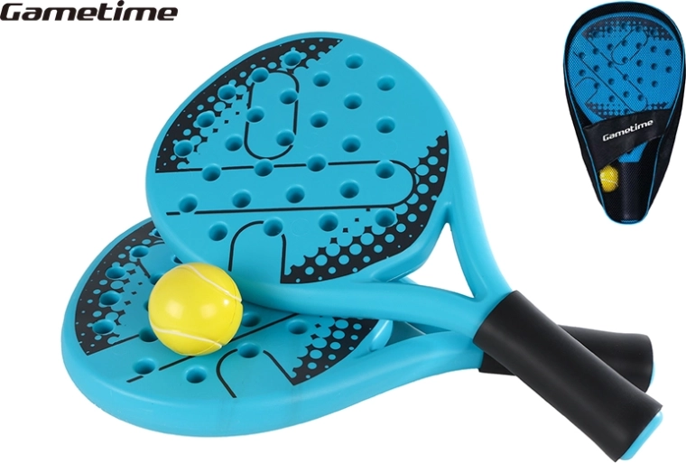 Gametime Set aus Kunststoffschlägern 41 cm mit Ball im Etui