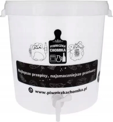 Gärbehälter 30 l mit Deckel und Hahn