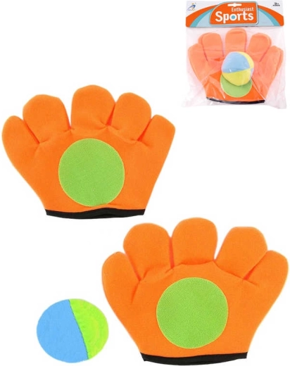 Catch-Ball Fanghandschuhe mit Ball, orange