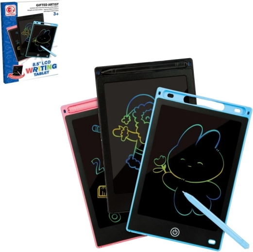 Zeichenbrett 8,5" farbig für Kinder