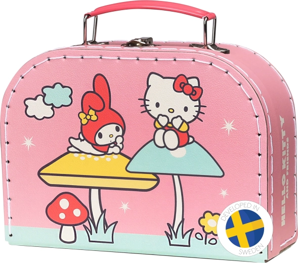 Kinderkoffer Hello Kitty zum Aufbewahren von Spielzeug, 20 cm