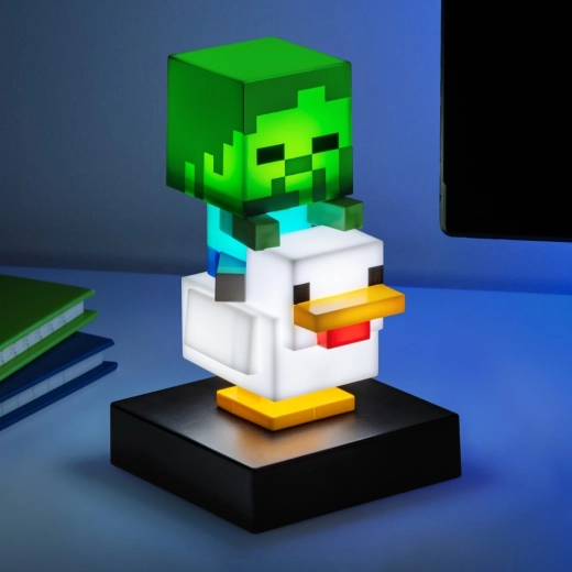 Minecraft Icon Light – Chicken-Jockey-Lampe